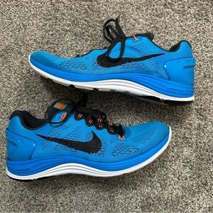 Nike Lunarglide 5 Men's Shoes 599160-400 Size 10.5 Running Walking Shoes Neon